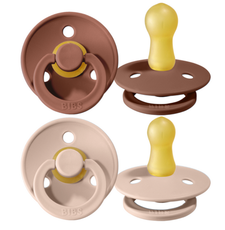 Bibs Fopspeen 18+M Maat 3 | Woodchuck & Blush
