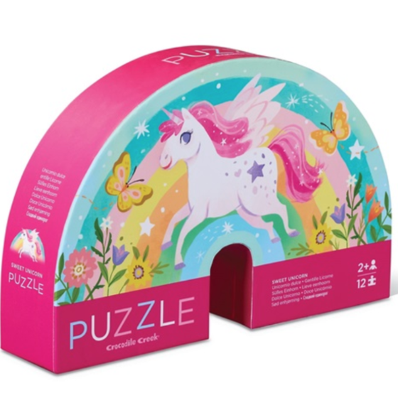 Crocodile Creek Puzzel 12st | Unicorn