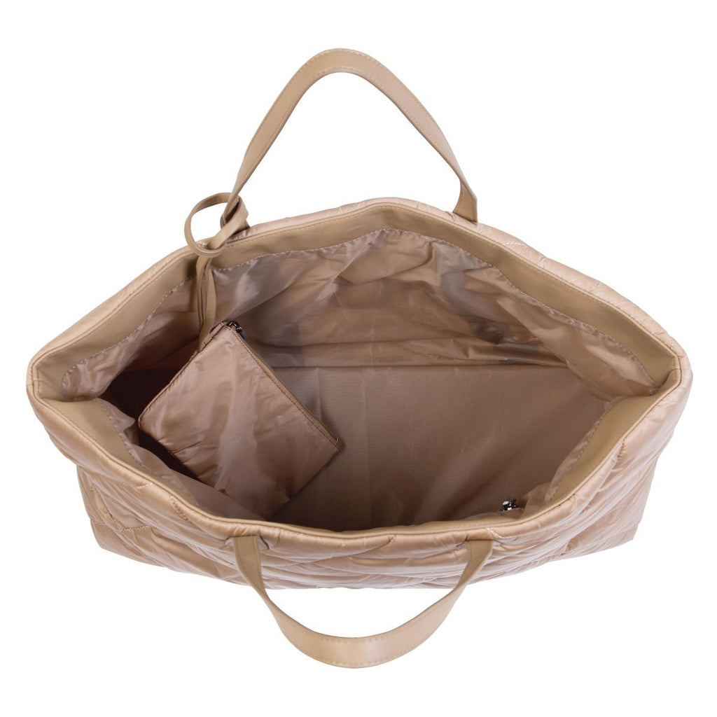 Childhome weekendtas XL Family Bag Gewatteerd | Beige