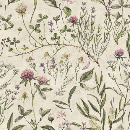 Dekornik Behang Vintage Illustration