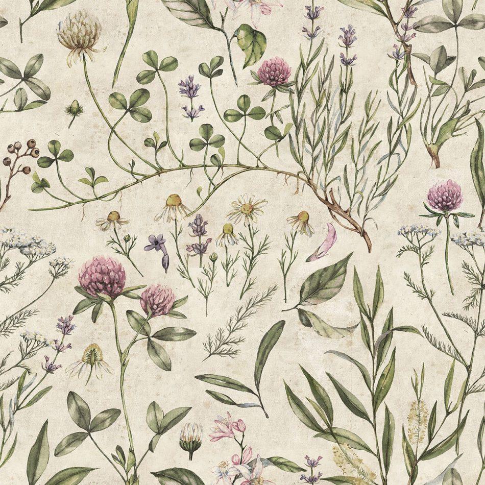 Dekornik Behang Vintage Illustration