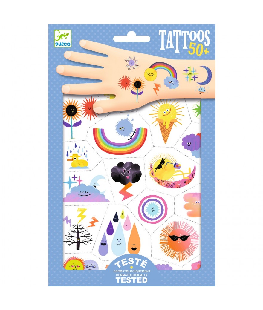 Djeco Set 50 Tattoos | Emojis