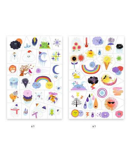 Djeco Set 50 Tattoos | Emojis