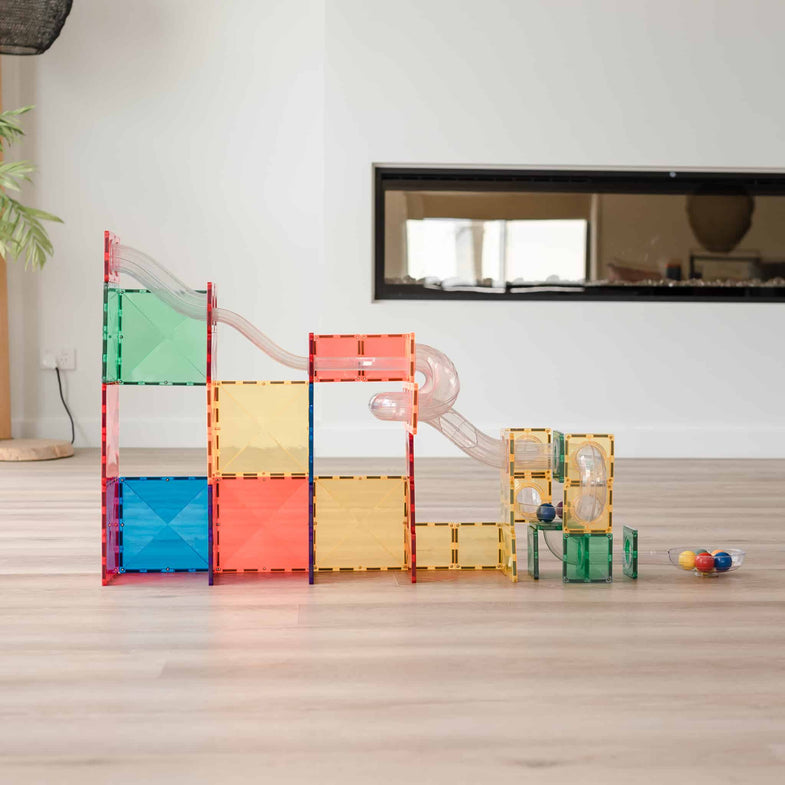 Connetix Tiles Rainbow Ball Run Uitbreidingsset EU | 66 Stuks