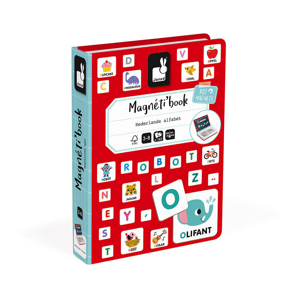 Janod Magneti'Book Meeneem Magneetset | Alfabet