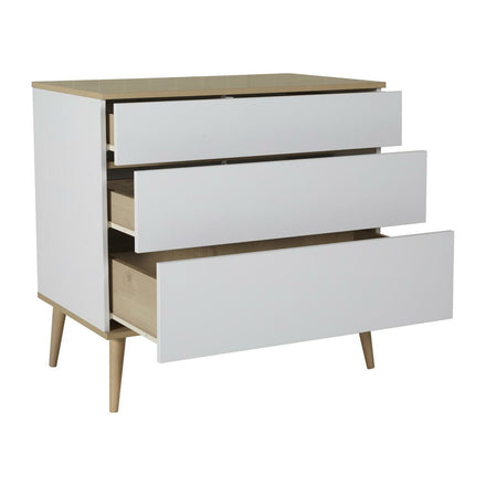 Quax Flow Commode I White & Oak