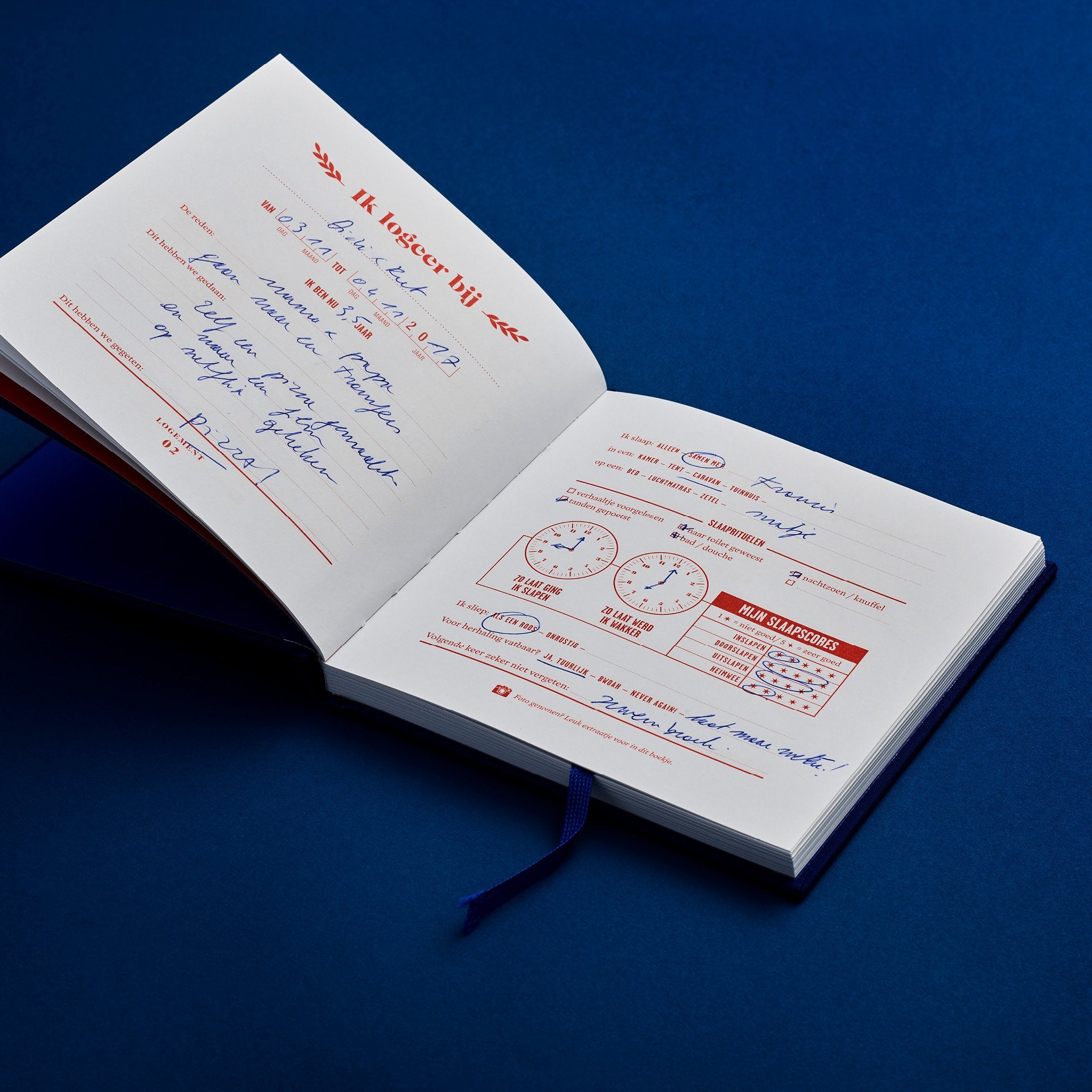 * Stratier invulboek | Ik ga logeren