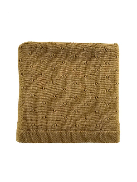 * Hvid Blanket Bibi | Mustard
