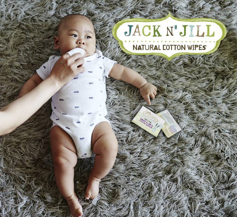 Jack N' Jill Organic Cotton Wipes | Baby Tandvlees