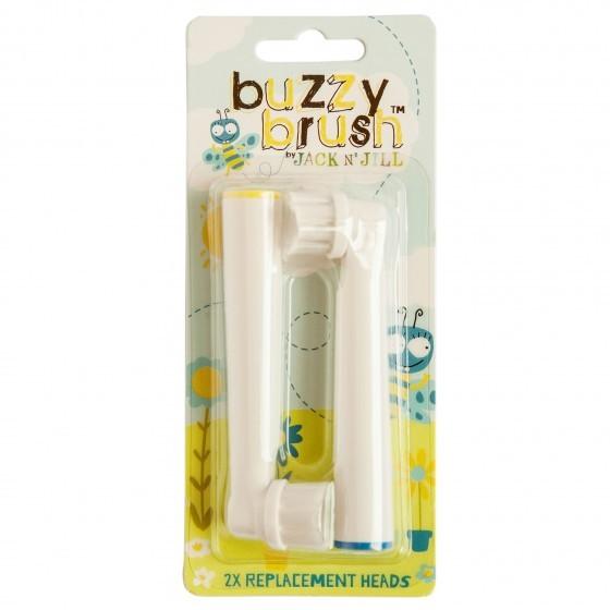 Jack N' Jill organic elektrische tandenborstel - vervangkopjes Buzzy Brush (2stuks)