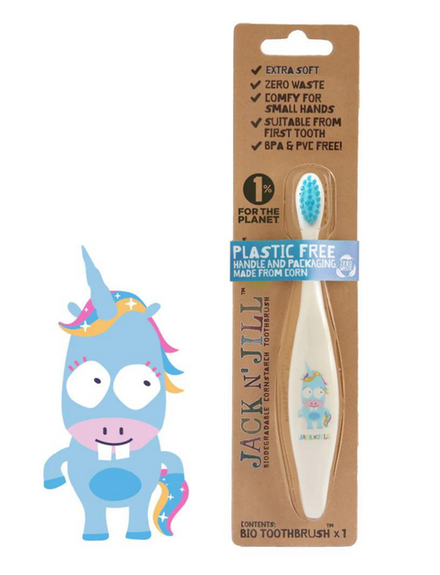 Jack N' Jill organic tandenborstel - Unicorn