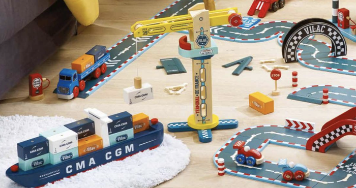 Vilac Houten Containerschip