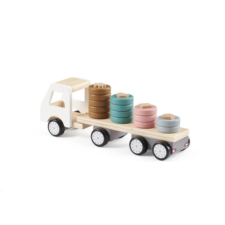 Kid's concept Houten Vrachtwagen met Ringen Aiden