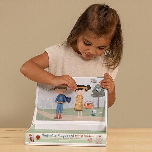 * Little Dutch meeneemmagneetset - Dress Up Jim & Rosa