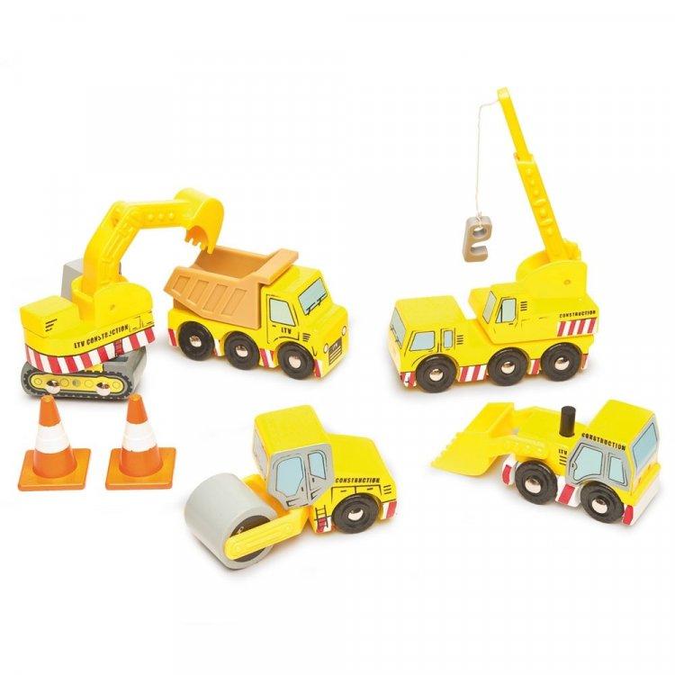 Le Toy Van Set Auto's Contruction