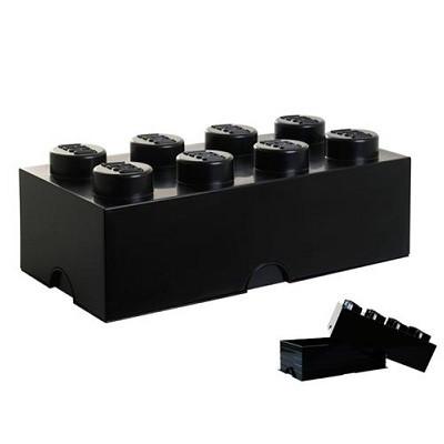Lego Opbergbox Brick 8 Zwart