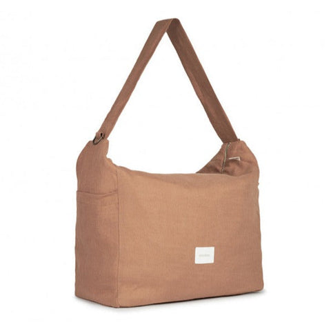 Nobodinoz Lin Français Stroller Bag | Noisette