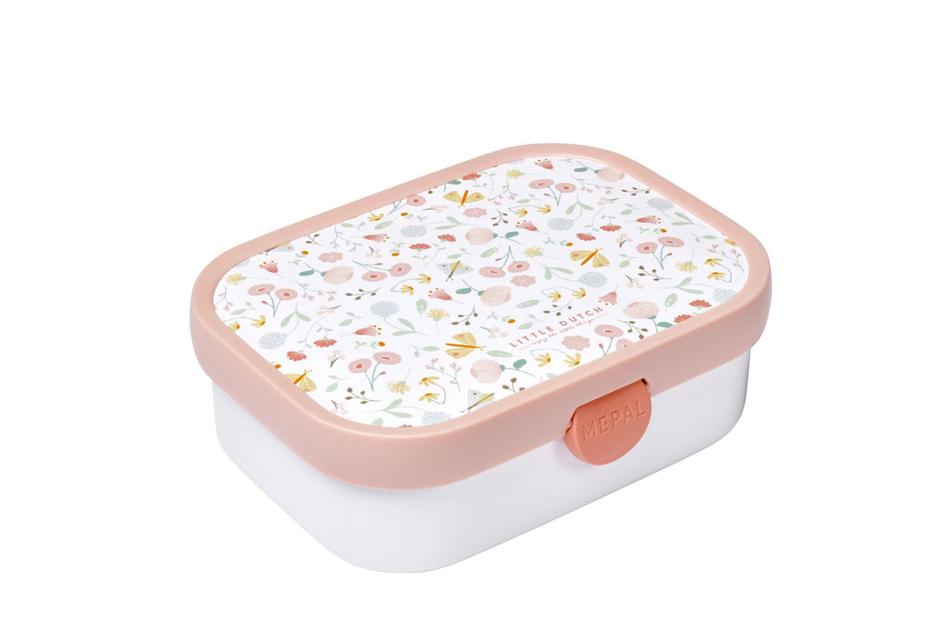 Mepal Little Dutch Lunchbox Campus Met Vakjes | Flowers & Butterflies