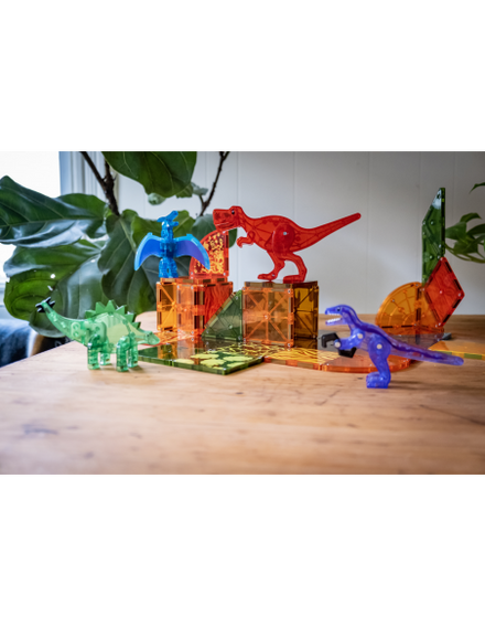 Magna-Tiles Dino World XL | 50-Piece Set