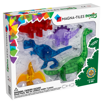 Magna-Tiles Dino's | 5 Pieces