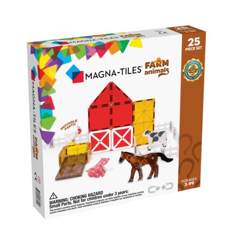 Magna-Tiles Farm Animals | 25-Piece Set