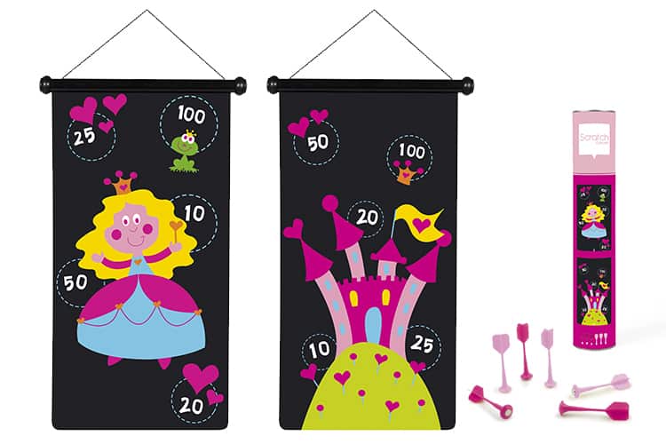 Scratch Magnetisch Dubbelzijdig Darts Bord | Prinses*