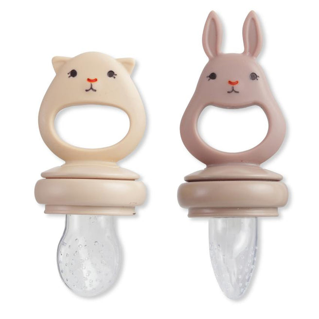 * Konges Sløjd Silicone Fruit Feeder Pacifier | Bark / Shell