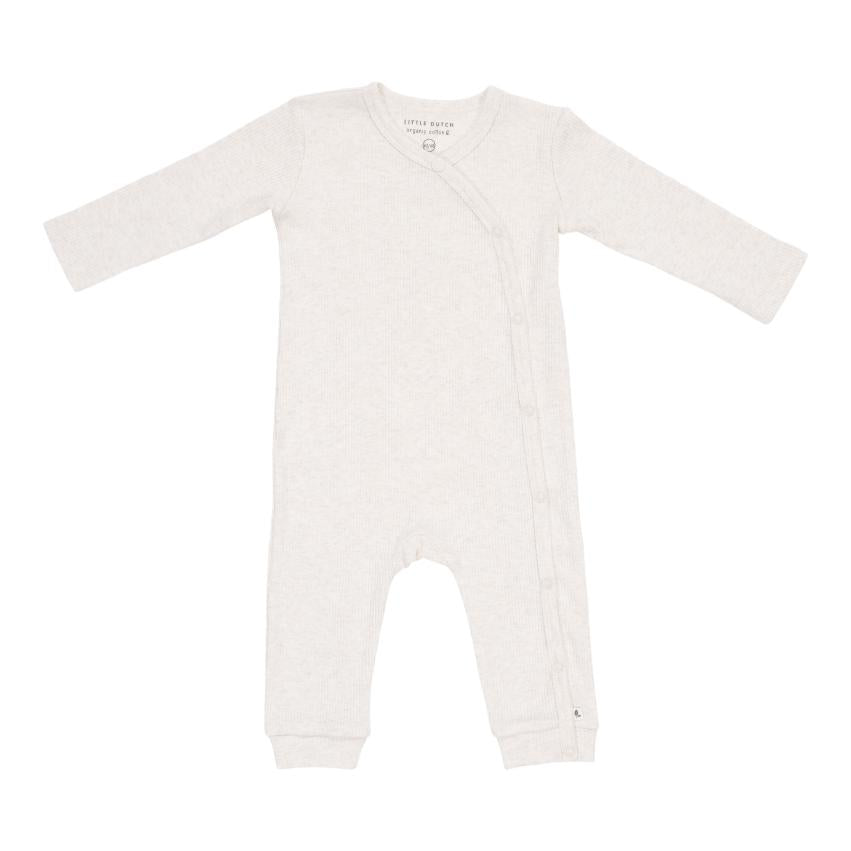 * Little Dutch Boxpakje Met Overslag | Rib Sand