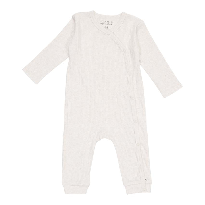 * Little Dutch Boxpakje Met Overslag | Rib Sand