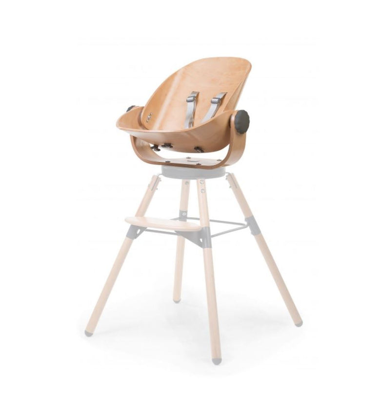 Childhome EVOLU - Wood Rock newborn seat naturel - antraciet