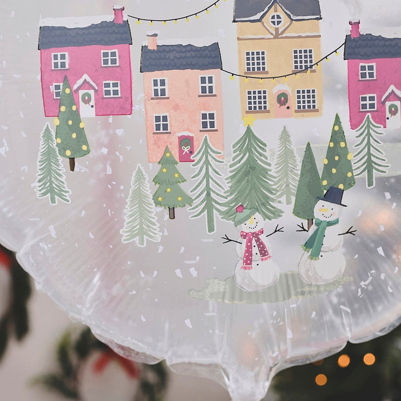 Ginger Ray Snowglobe Balloon | Merry Christmas  *