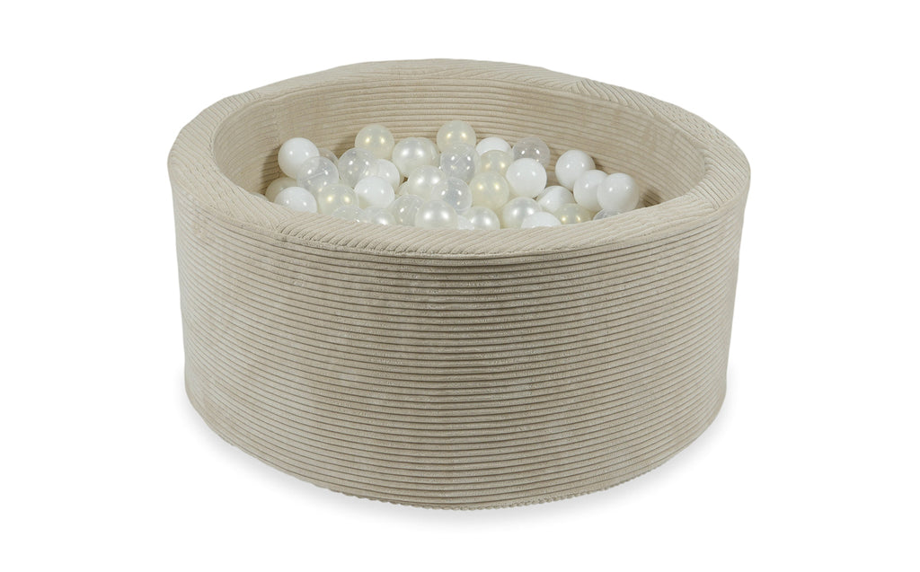 Moje Ballenbad 90x40cm | Rib Velvet Beige