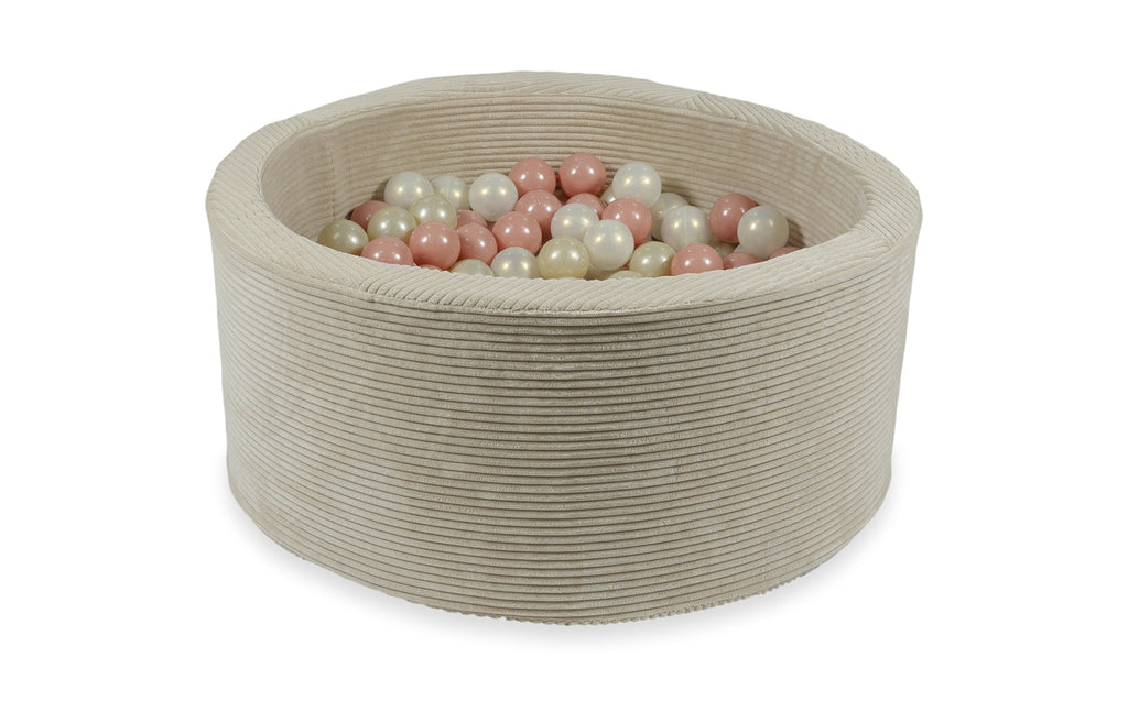 Moje Ballenbad 90x40cm | Rib Velvet Beige
