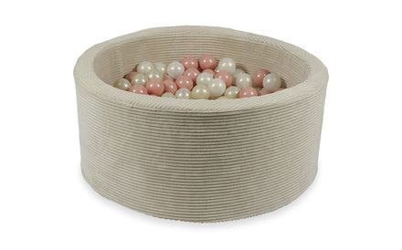 Moje Ballenbad 90x40cm | Rib Velvet Beige