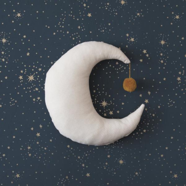 * Nobodinoz Pierrot Moon Kussen | Natural