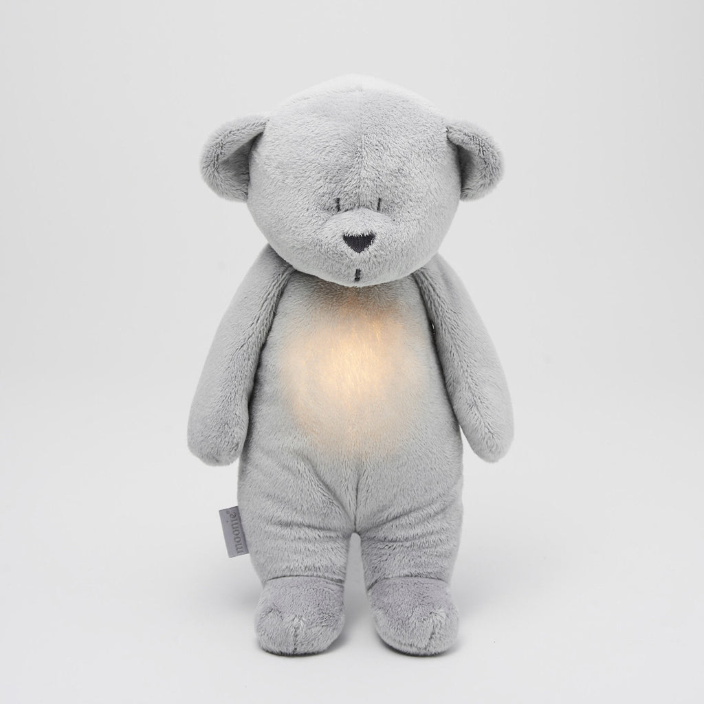 Moonie Knuffel Hartslag en Licht | Bear Silver