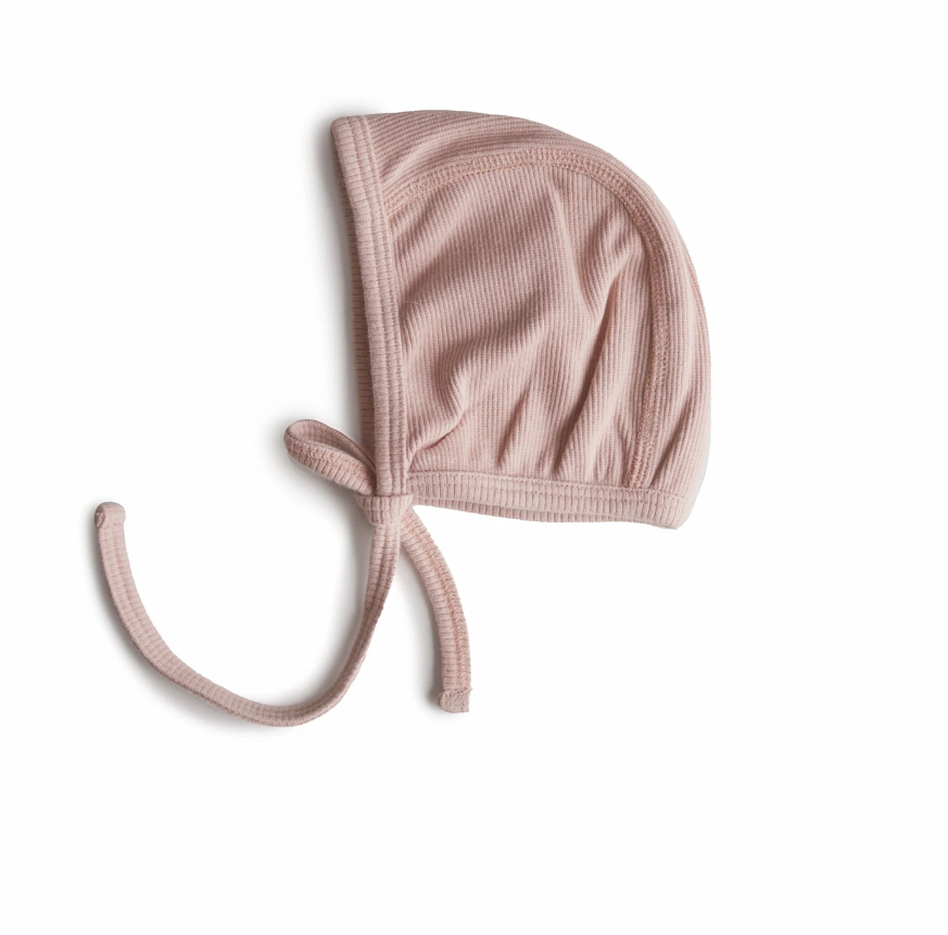 Mushie Babymuts Ribbed | Blush*