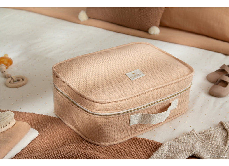 Nobodinoz Victoria Baby Suitcase 36x26x11cm | Nude