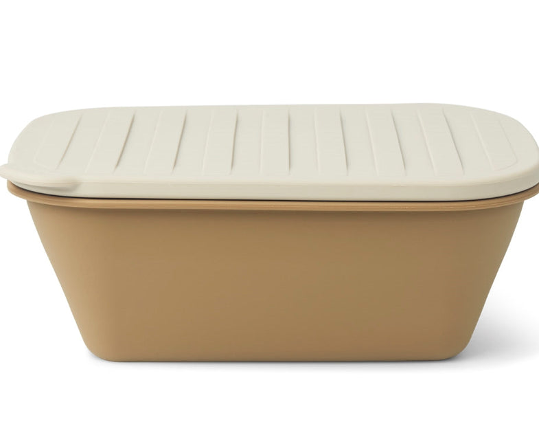 Liewood Franklin Foldable Lunch Box | Sandy / Oat Mix  *