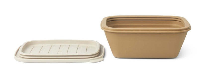 ZZZ Liewood Franklin Foldable Lunch Box | Sandy / Oat Mix*