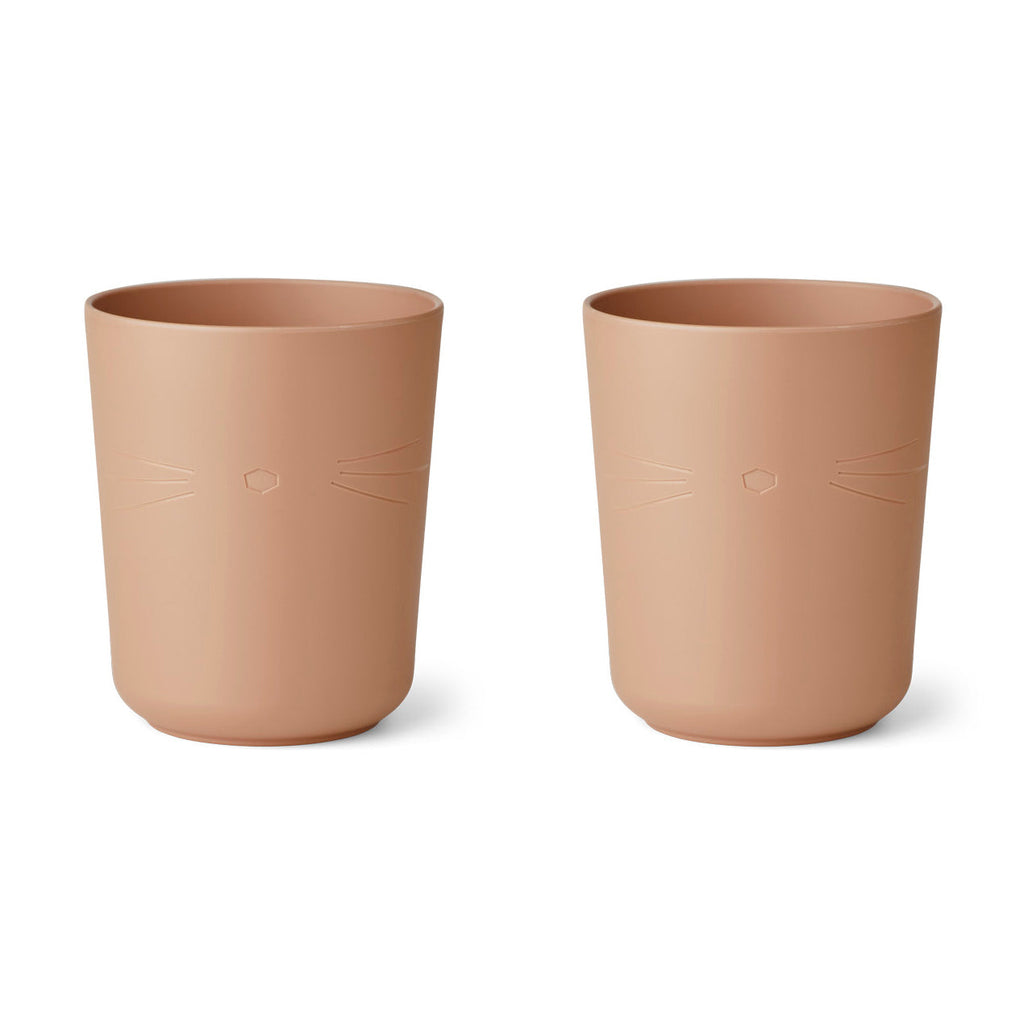 ZZZ Liewood Stine Cup 2-pack | Cat/ Pale Tuscany