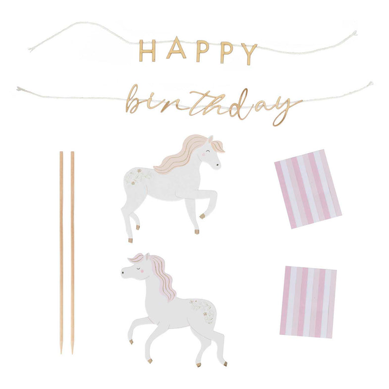 Ginger Ray Cake topper Happy Birthday | Unicorn