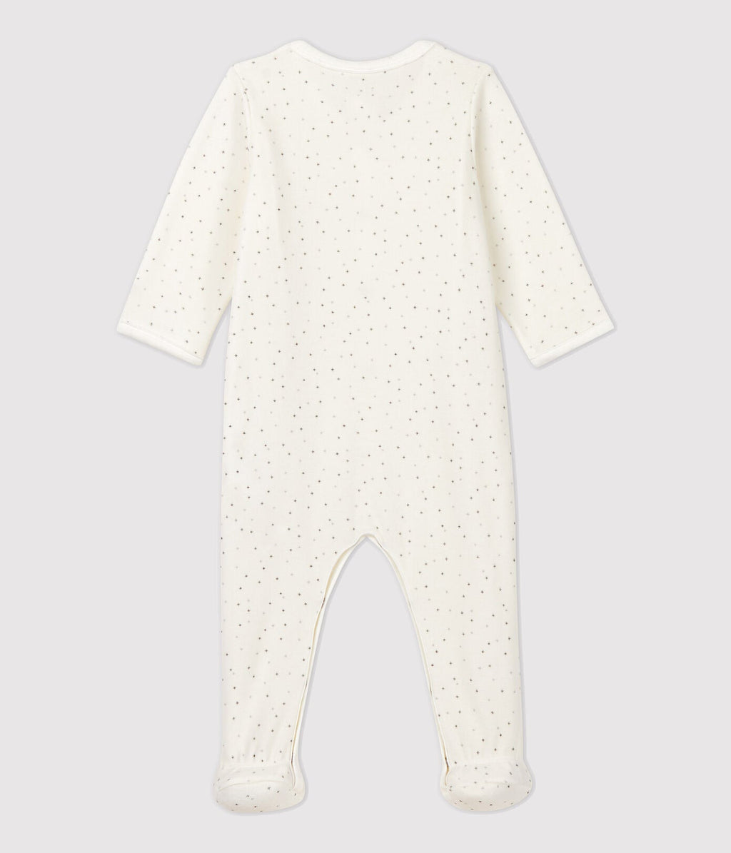 Petit Bateau Slaappakje Pyjama Baby Fluweel   *