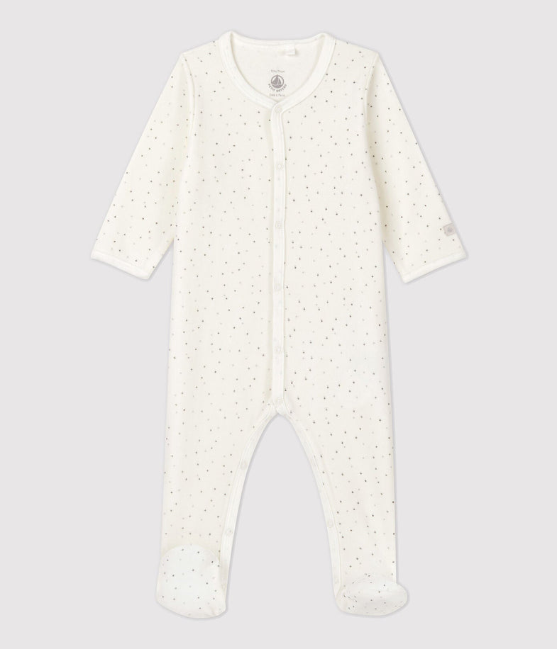 Petit Bateau Slaappakje Pyjama Baby Fluweel   *