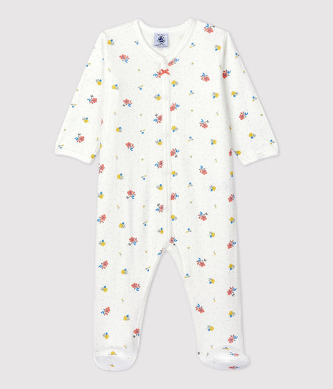 Petit Bateau Baby Pyjama I Bloemenprint