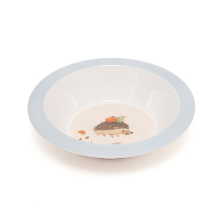 * Petit Monkey Melamine Bowl | Animal Craddle Dove Blue