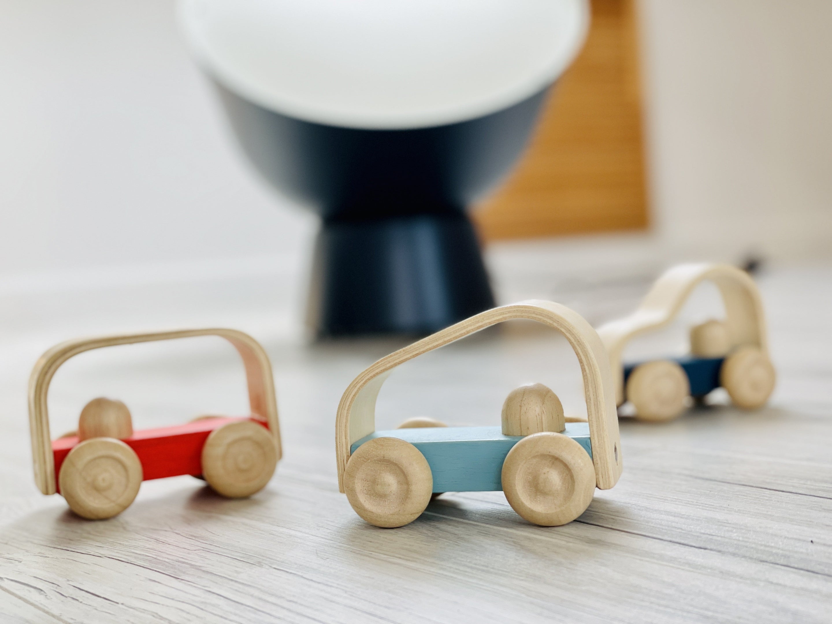 Plantoys Vroom Car Blauw