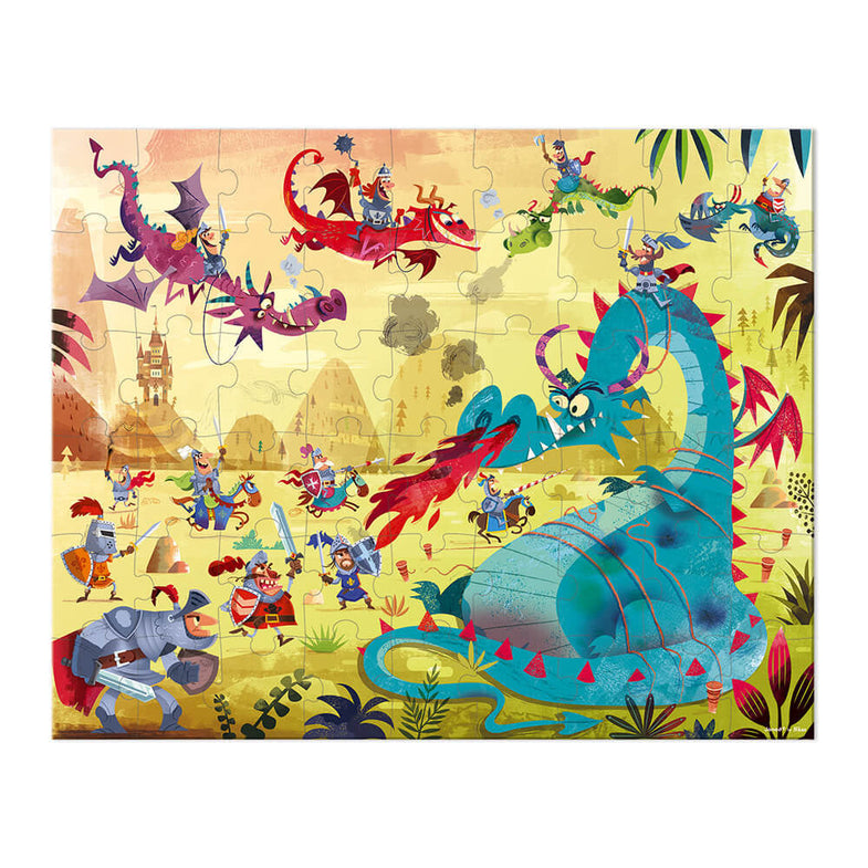 Janod kofferpuzzel 54st | Dragons *