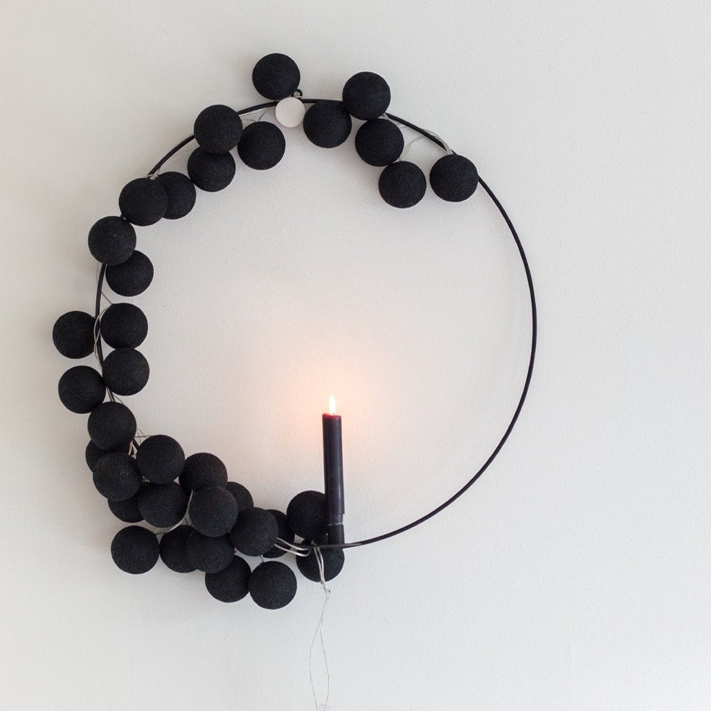 Cotton Ball Lights Lichtslinger 20 stuks - Black