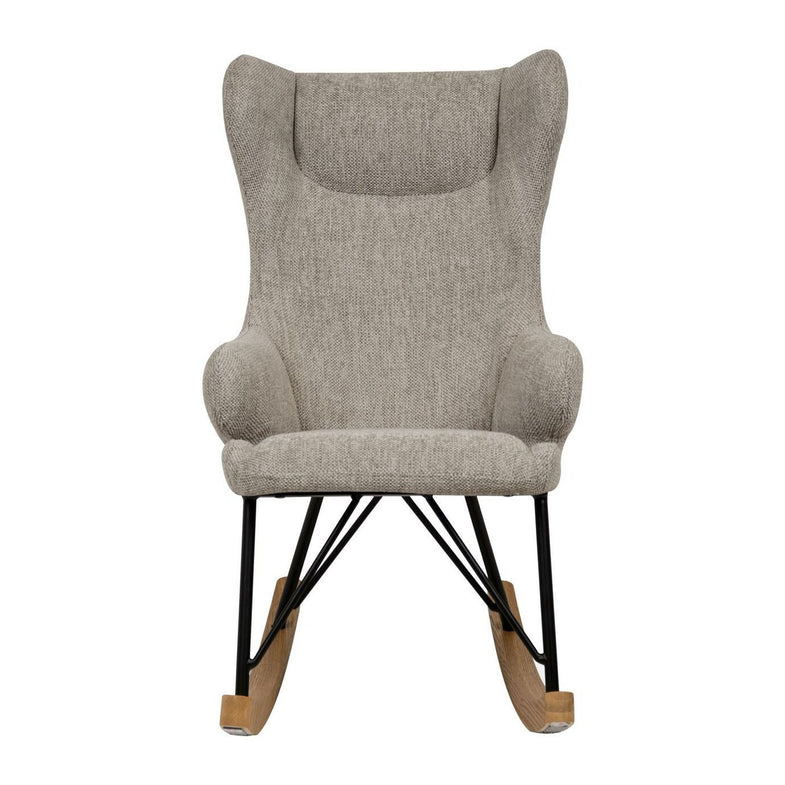 Quax Rocking Kids Chair De Luxe - Sand Grey